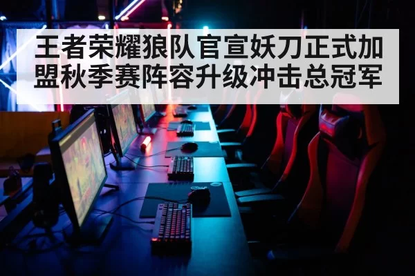 王者荣耀狼队官宣妖刀正式加盟秋季赛阵容升级冲击总冠军